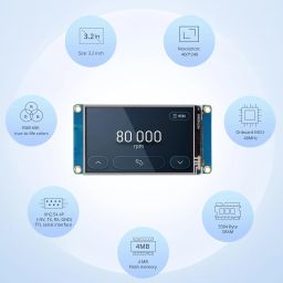 Nextion 5 Inch Display Nextion BASIC NX8048T050 – 5.0″ LCD TFT HMI Touch Display - RS3087/RS3255Nextion 5 Inch Display Nextion BASIC NX8048T050 – 5.0″ LCD TFT HMI Touch Display - RS3087/RS3255 image 3