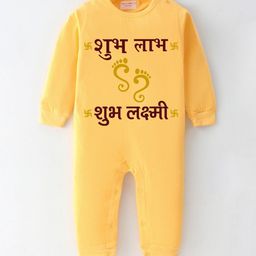 BLUSHES Infants Diwali Printed Pure Cotton Romper-picture-43
