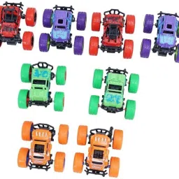 4x4 Stunt Monster Trucks for Kids|Push and Go Friction Powered Stunt Cars|444-image-78
