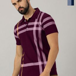 THE BEETEL HOUSE Men 2 Printed Polo Collar Pockets T-shirt-image-82