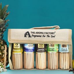 The Aroma Factory Beige 5 Pieces Wooden Incense Sticks-image-60