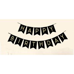 Shopperskart Happy Birthday Banner - Black-image-42