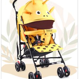 Babyhug Lil Giffee Baby Stroller - Yellow-13