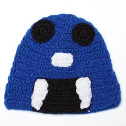 MayRa Knits Cartoon Design Knitted Cap - Dark Blue-image-46
