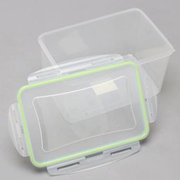 Transparent Silicone Storage Cointainers Pack of 5 Green - 3500 ml-image-93