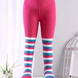 cute walk by babyhug Cutewalk By Babyhug Anti-Bacterial Footed Tights - Pink-picture-48