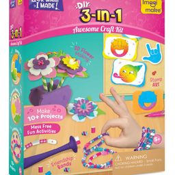 Imagi Make 3 in 1 Awesome Craft Kit Multicolor - 79 Pieces-10