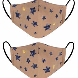 VEA 5 Layered Filtration Cotton Reusable Face Masks Fawn - Pack Of 2-picture-4