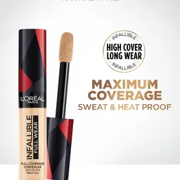 LOreal Paris Infallible Full Coverage Sweat Proof Concealer 10ml - Beige 308 image 2