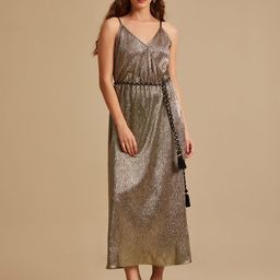 Kazo Women Embellished Noodle Strap Maxi Dress-image-60