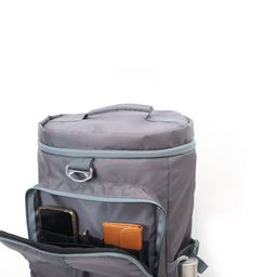 Oblique Men Backpack with USB Charging Port image 3