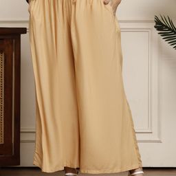 Valles365 by S.C. Women Flared Ethnic Palazzos-image-33