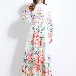 JC Collection Women Floral Printed A-Line Maxi Dress-picture-38