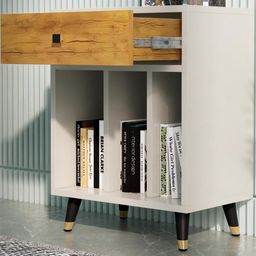 HEXA RED Multi Engineered Wood Bedside Table-picture-14