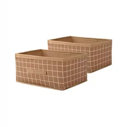 Aura Beige Set of 2 Regular Drawer Organiser Organisers-38
