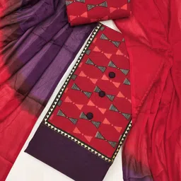 KALINI Printed Unstitched Dress Material-image-68