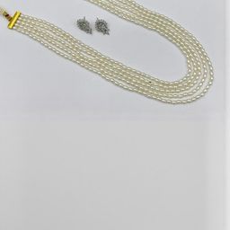 VANSHIKA JEWELS Gold Plated & Pearl Beaded Jewellery Set-image-54
