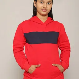 MOONAAH Girls Cotton Hooded Sweatshirt-picture-36