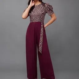 Miss Chase Printed Basic Jumpsuit-2