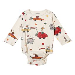 My Milestones Infant Boys Printed Cotton Bodysuit-83
