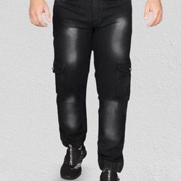 BUZZIC FASHION UNLIMITED Men Mid-Rise Cotton Cargo Styles Jogger Jeans-image-78