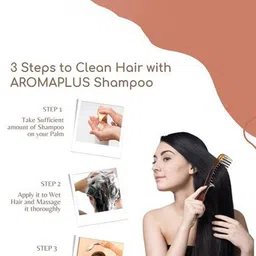 Aromaplus Set Of 2 Herbal Red Onion & Brahmi Nourishing Shampoo - 200 ml Each image 4