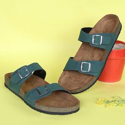 MOZAFIA Women Open Toe Flats with Buckles-image-75