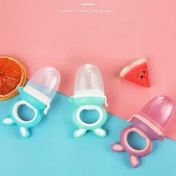 Chewy Food & Fruit Silicone Nibbler, 3M+ Feeder, Non-toxic, BPA free, 100% safe - Food Grade Quality, Microwave, freezer and dishwasher safe, Non-toxic-18