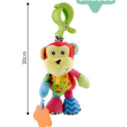 Baby Moo Monkey Pulling Toy With Teether - Multicolour image 3