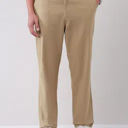 AD By Arvind Urban Pause Men Straight Fit Mid-Rise Chinos Trousers-9