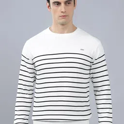 Cantabil Men Striped Pullover-picture-6
