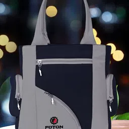 FOTON Structured Handheld Bag with Applique-14