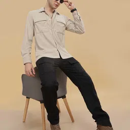 HERE&NOW Men Opaque Casual Shirt-picture-32