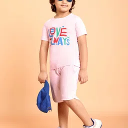 HERE&NOW Boys Printed T-shirt with Shorts-36