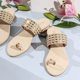 Inc 5 Embellished Ethnic Block Sandals with Bows-47