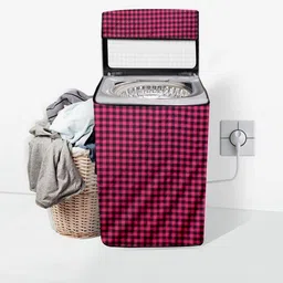 Stylista Magenta PVC Washing Machine Cover-image-99