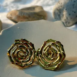 D MAK Contemporary Studs Earrings-7