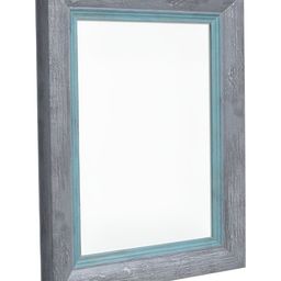 Golden Peacock Set Of 2 Rectangular Solid Table-Top Photo Frames - Blue Colour image 3