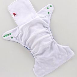 Babyhug Reusable Cloth Diaper With 2 SmartDry Inserts - Blue image 4