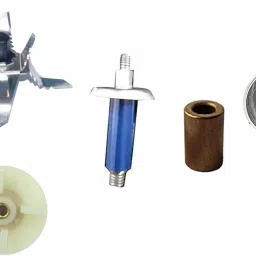 Mixer Grinder Jar Bush + Shaft + Washer + All-in-one Multi Function Stainless Steel Jar Blade + Coupler - Doesnt Fit Sujata, Preethi, Butterfly & Panasonic Mixer Blender Blade-image-38