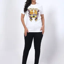 RANGRIWAZ Women Graphic Printed Round Neck Cotton T-shirt-picture-38