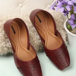 Anouk Women Synthetic Leather Mojaris-picture-30