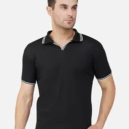 Elibolz Men Polo Collar Pockets T-shirt-image-89