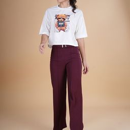 NEYSA Animal Printed Round Neck T-Shirt With Trouser-picture-49