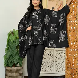 Kaftanize Women Printed Top & Trouser-picture-48
