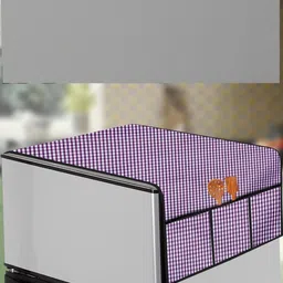 The Furnishing Tree Violet Printed Refrigerator Cover-image-80
