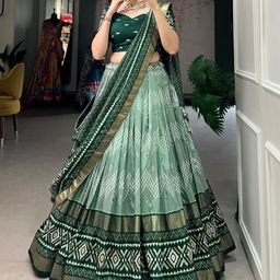 Aika Printed Ready to Wear Lehenga & Unstitched Blouse With Dupatta-picture-16