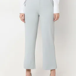 Smarty Pants Women Comfort Flared Lint Free Trousers-image-96
