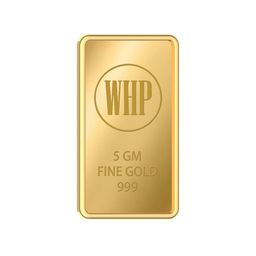 WHP JEWELLERS 24kt (999) 5 gm Yellow Gold Bar-image-66