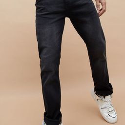 Forca by Lifestyle Men Straight Fit Mid-Rise Low Distress Light Fade Jeans-image-11